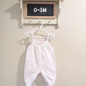 Charming Pink Baby Romper